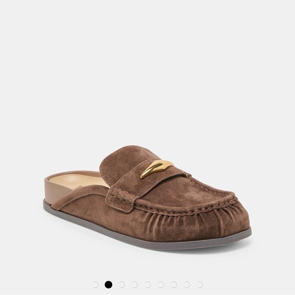 NWT Dolce Vita Jodera Flats DK Brown Suede